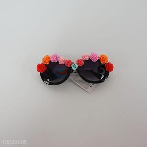 Vacation Style Flower Design <em>Sun</em> <em>Glasses</em> for Women