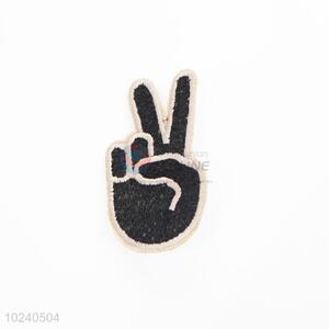 Promotional popular custom embroidery badge brooch