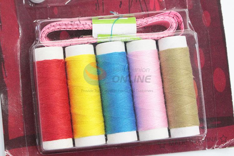 Wholesale low price sewing threads/scissor/buttons/needles/pins/tape measure/thimble set