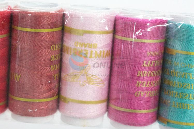 Cheap top quality 10pcs colorful sewing threads