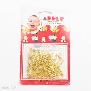 China supplier cheap gold safty pin