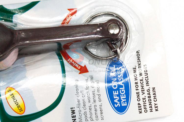 Wholesale Scratchless Eyeglass Cleaner With Key Chain