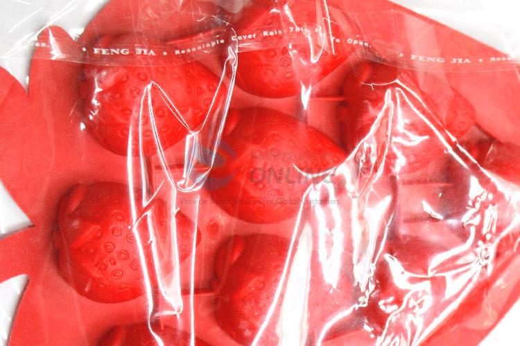 Custom Strawberry Shape Ice Cube Tray Food Mould