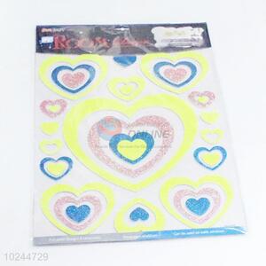 Popular loving heart noctilucent mural <em>decals</em>/<em>wall</em> sticker
