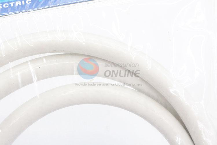 White Plastic Shower Hose 1.5 Meter