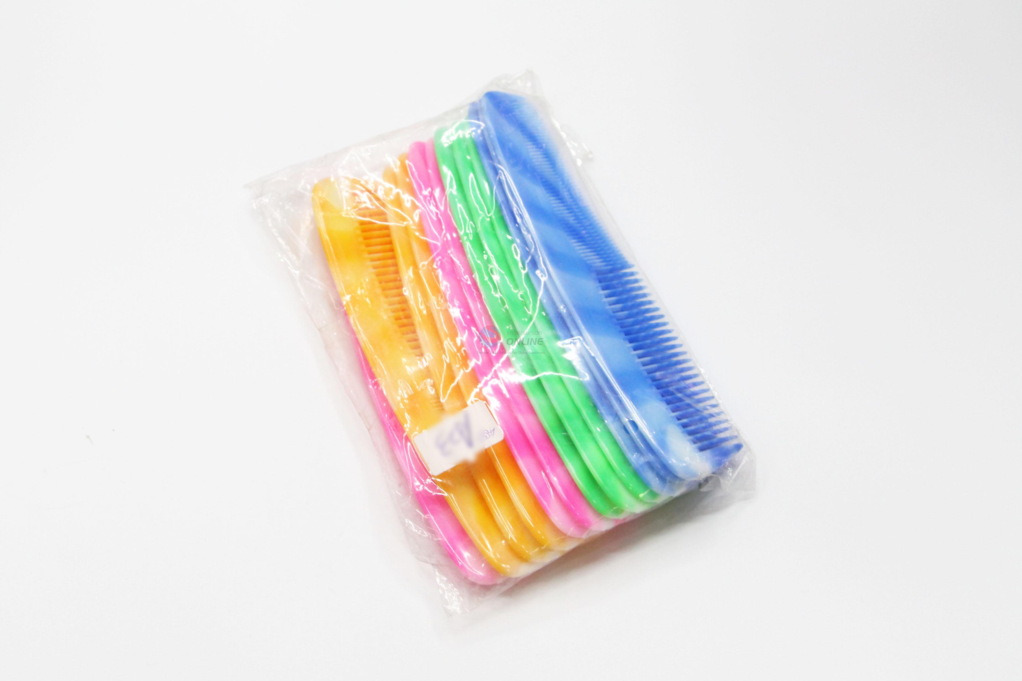 Unique Colorful Plastic Comb