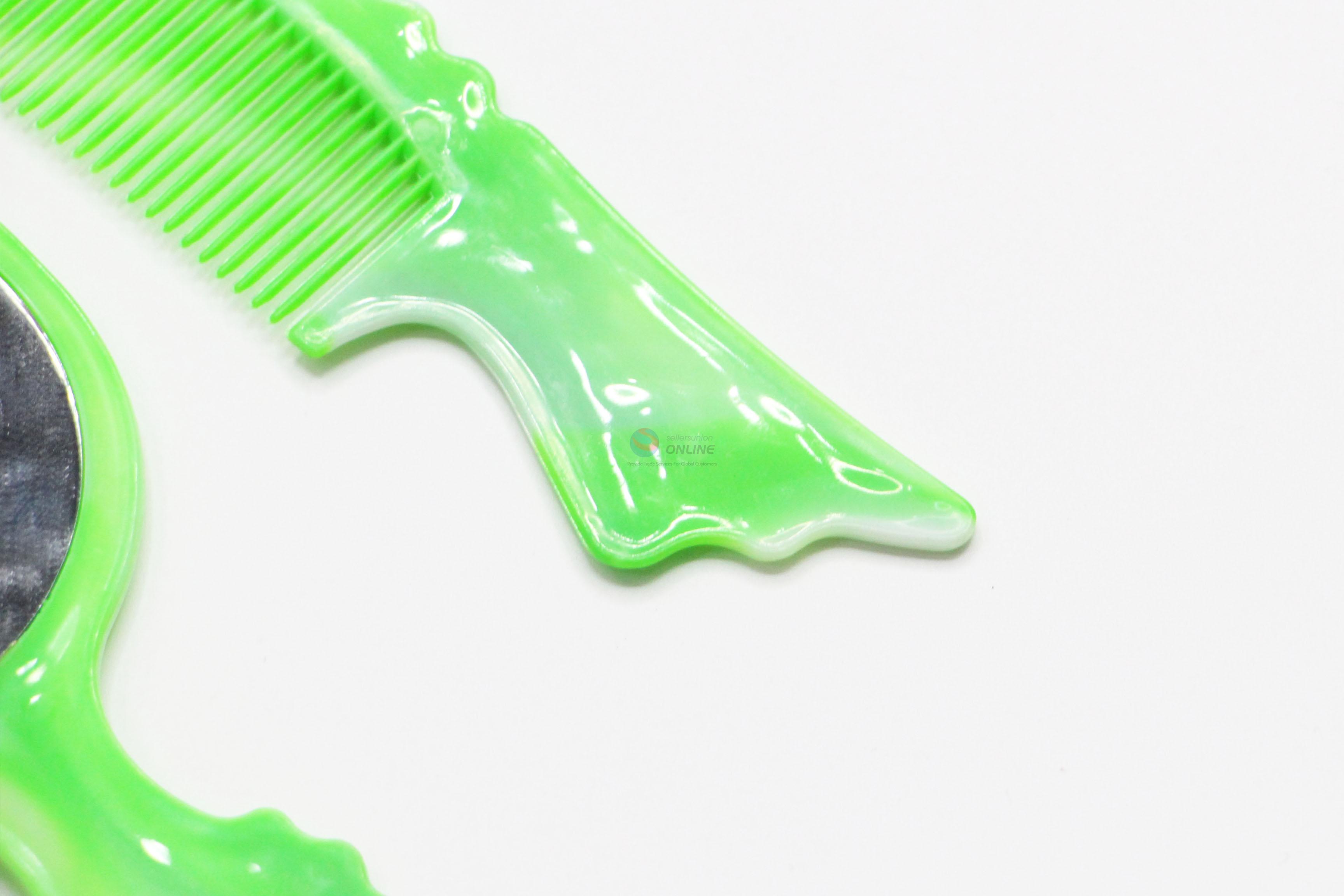 New Product Cartoon Plastic Comb and Mirror Set