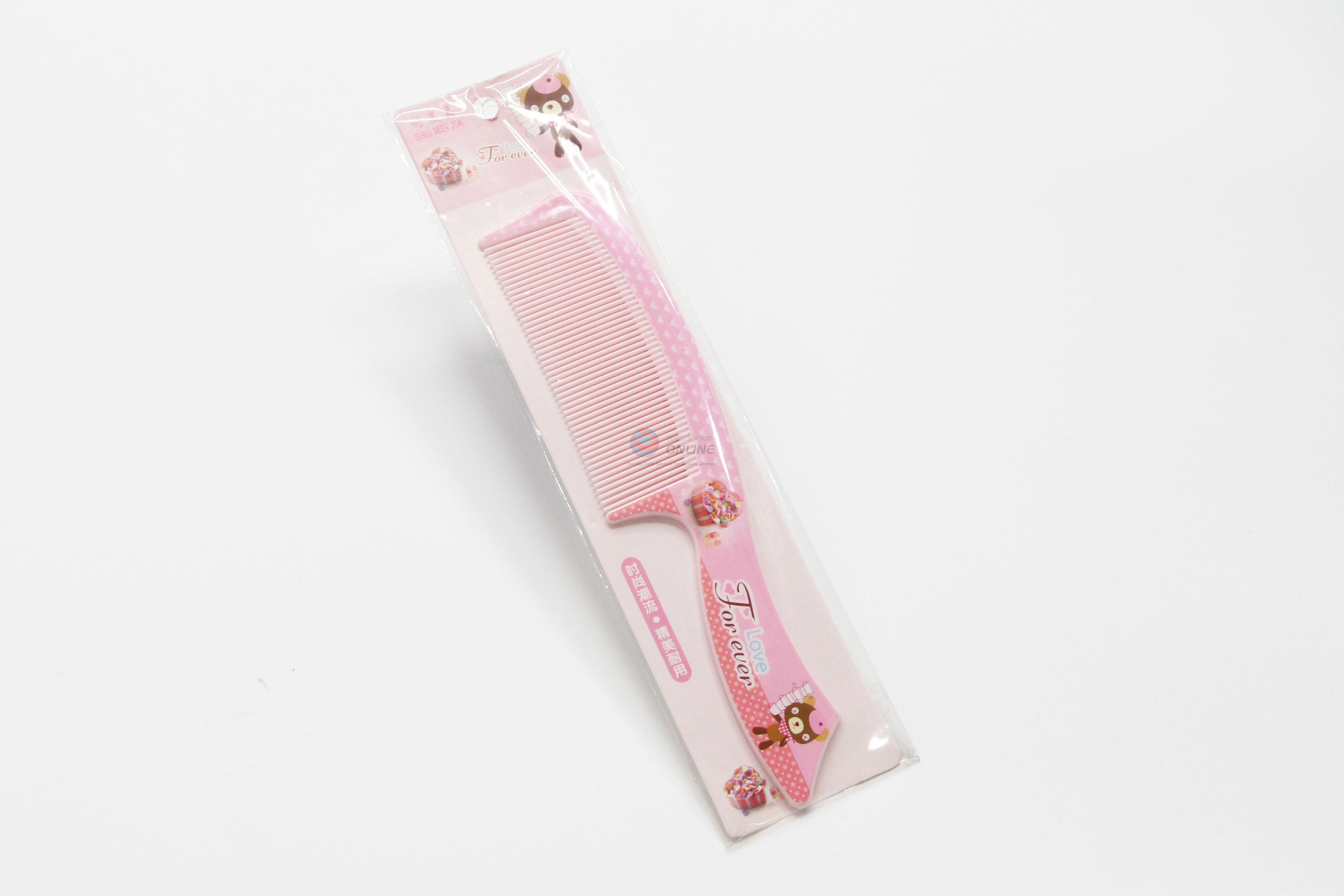 China Hot Sale Colorful Plastic Comb