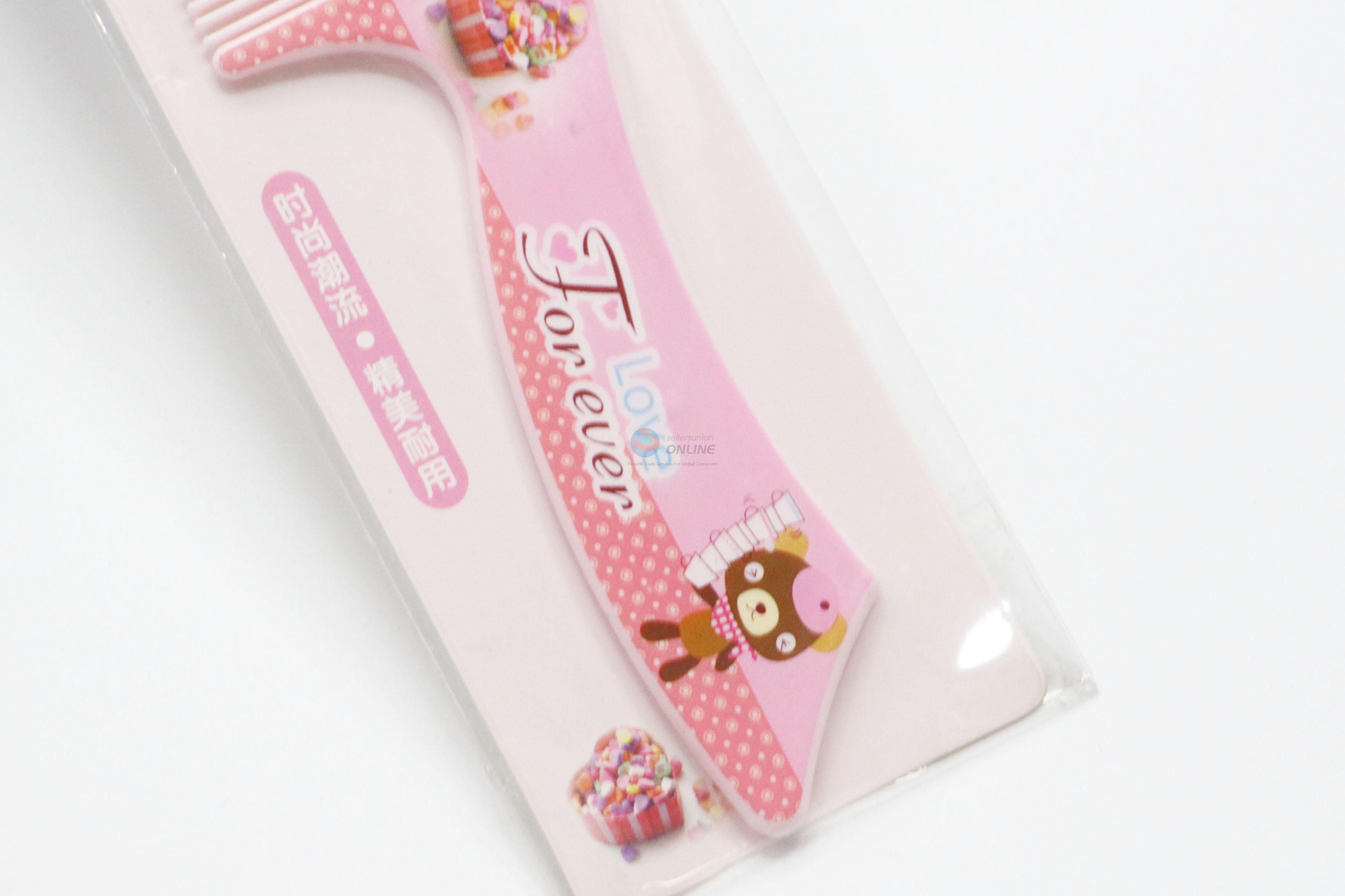 China Hot Sale Colorful Plastic Comb