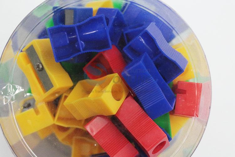 Newly Multi-color Plastic Pencil Sharpener for School Office