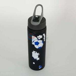 Fashion Soccer Pattern Stainless Steel Sports Water Bottle