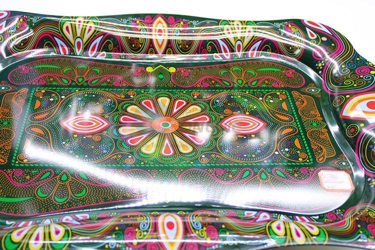 Creative Design Colorful Restaurant Metal Dishes Dinner Plate