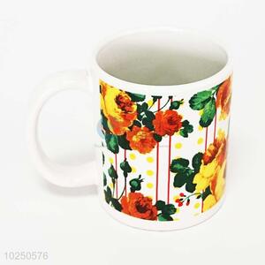 Flower Pattern Ceramic <em>Cup</em>/Mug <em>Cup</em>/Coffee <em>Cup</em>