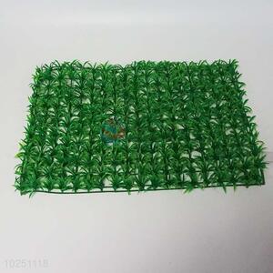 Green square plastic lawn