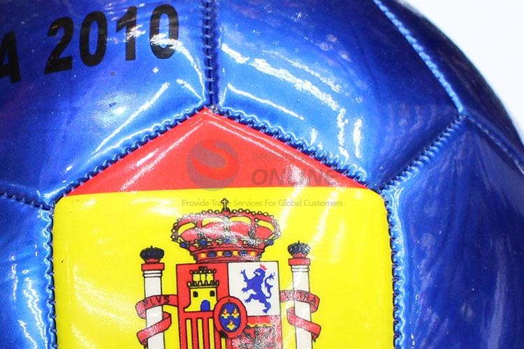 High Quality Machine Stitched Artificial PU Football Soccer with Rubber Liner