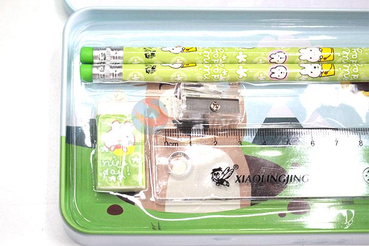 Cute Cartoon Mole Pattern Iron Pencil Box for Student