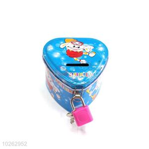 New and Hot  Blue <em>Money</em> Box with Lock&Key for Sale