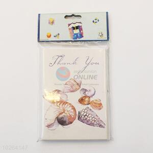 Exquisite Shells Printed Greeting Card Creative Wishes Card/Birthday Greeting Card