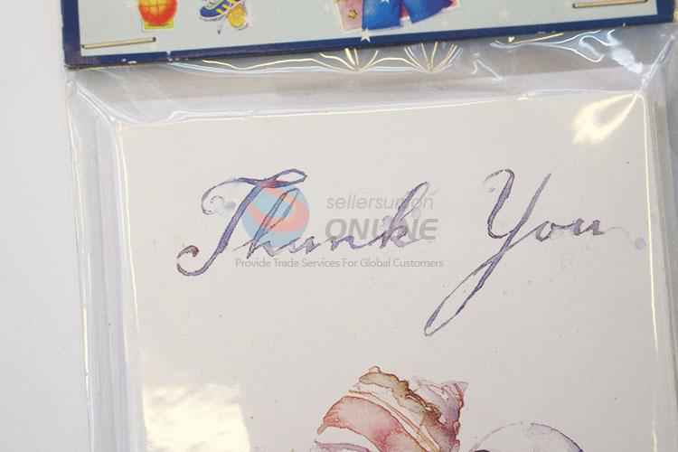 Exquisite Shells Printed Greeting Card Creative Wishes Card/Birthday Greeting Card