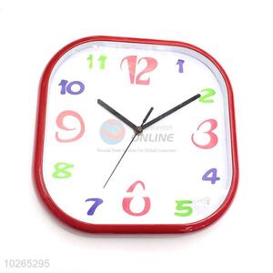 Lovely Design Square Plastic Wall Clock