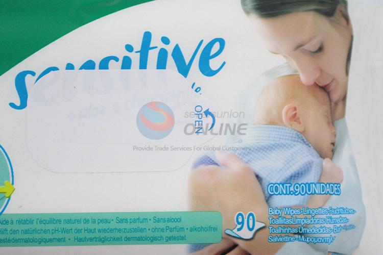 Factory promotional price baby wet wipes/wet issue for baby healthy