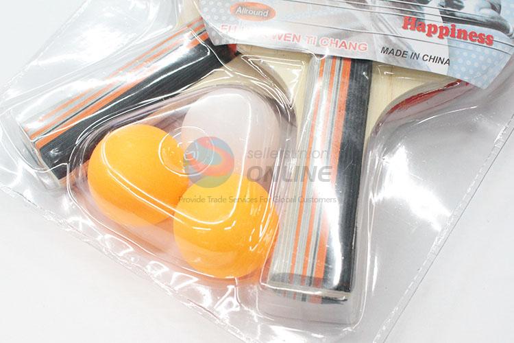 Best Selling Ping Pong Table Tennis Racket Paddle Bat Suit with Balls
