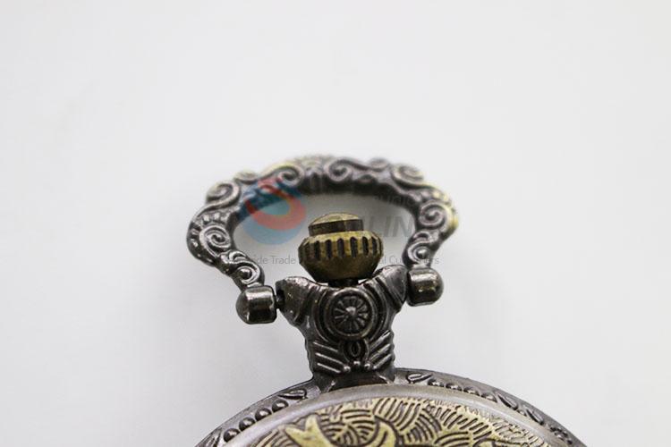 Fashion Retro Style High Quality Metal Quartz Pocket Watches