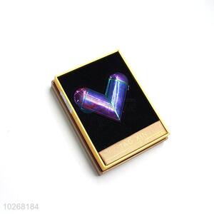 Delicate Heart Shaped Stainless Iron USB Lighters for Sale