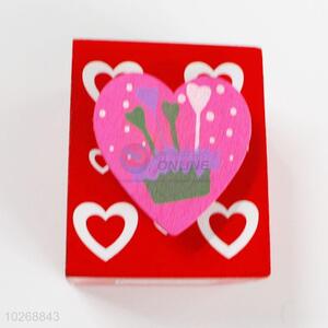 Simple Style Square Shaped Heart Decoration Pencil Holder