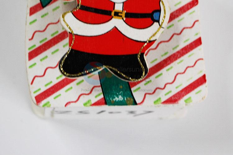 Creative Cartoon Santa Claus Wood Pen Holder/Pen Rack