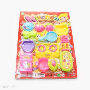 Children Toy Plastic Kitchenware Cooking Set with Low Price