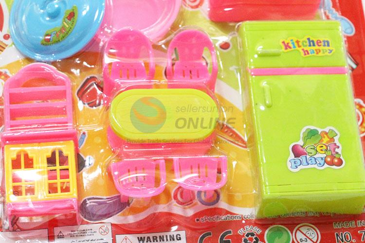 Fashion Style Children Toy Plastic Kitchenware Cooking Set