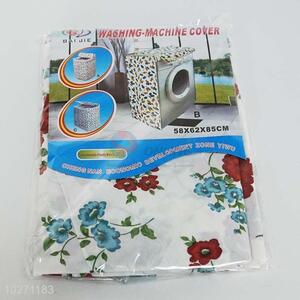 Flower Pattern Washing Machine Waterproof Cover