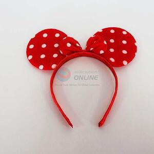Popular top quality cute red&white headband