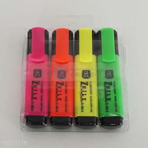 4pc/set Multicolour Candy Color Neon Marker Highlighters