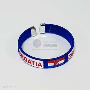 Top quality low price blue plastic bangle