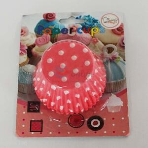 100Pcs Cute Dotted Paper Cake Cup Baking Molds