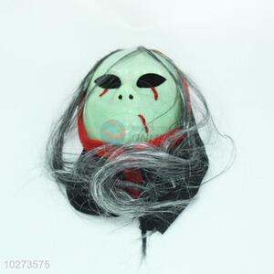 Factory price cheap <em>scary</em> <em>mask</em> with fake hair
