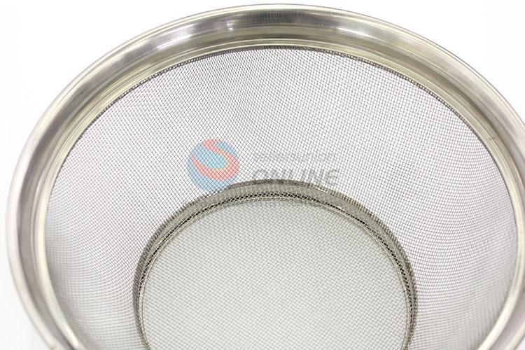 High Side Stainless Steel Colander Round Kitchen Strainers