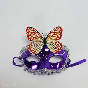 Plastic Butterfly Mask with Led Light for Party