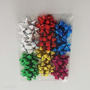 Custom 12 Pieces Star Shape Gift Packaging Decoration Ribbon