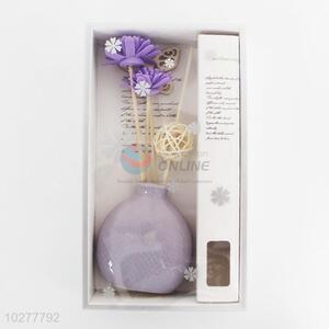 Factory price top quality floral reed diffuser liquid  24*13cm,purple
