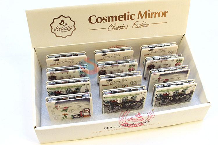 Factory Direct Square Pocket Cosmetic Mirror for Sale