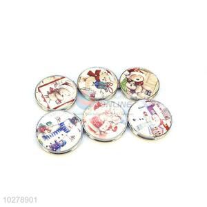 Nice Christmas Theme Round Pocket Cosmetic Mirror for Sale