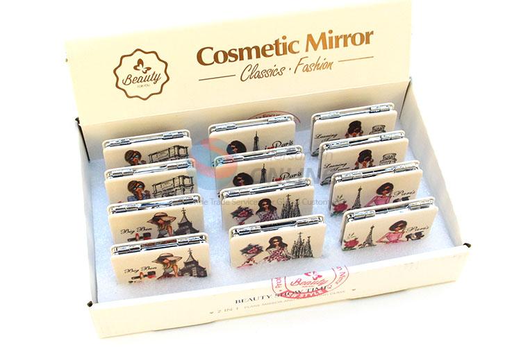 High Quality Square Pocket Cosmetic Mirror for Sale