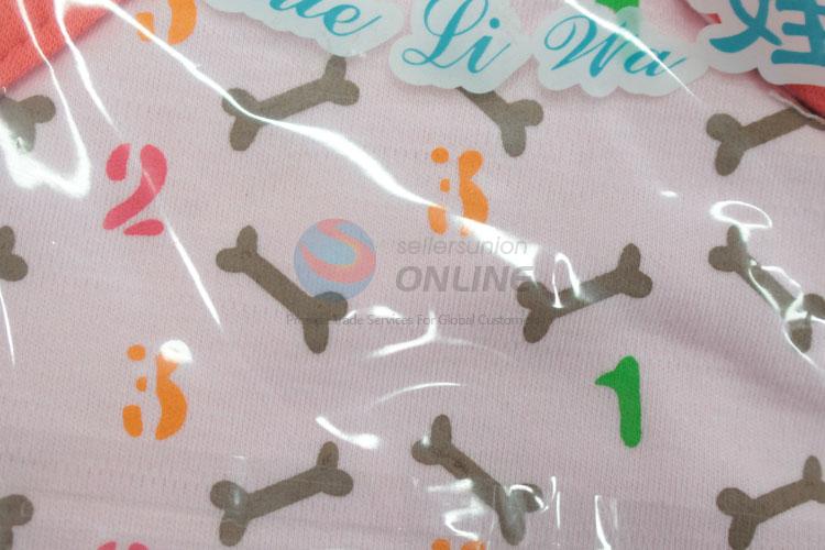 China factory lovely dog Infant Triangle Drool Bandana Baby Bib