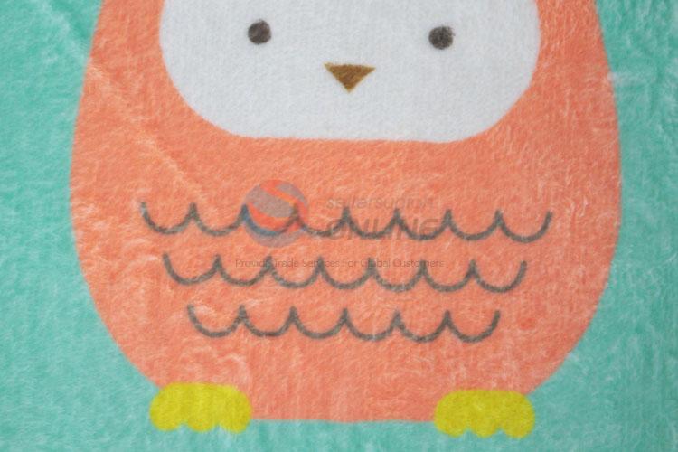 Cartoon Owls Designs Anti-Slip Flannel Door Mat Floor Mat