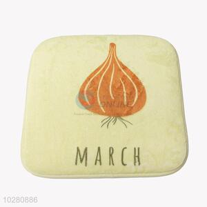 Fashion Square Shaped Onion Pattern Floor Mat Soft Rug