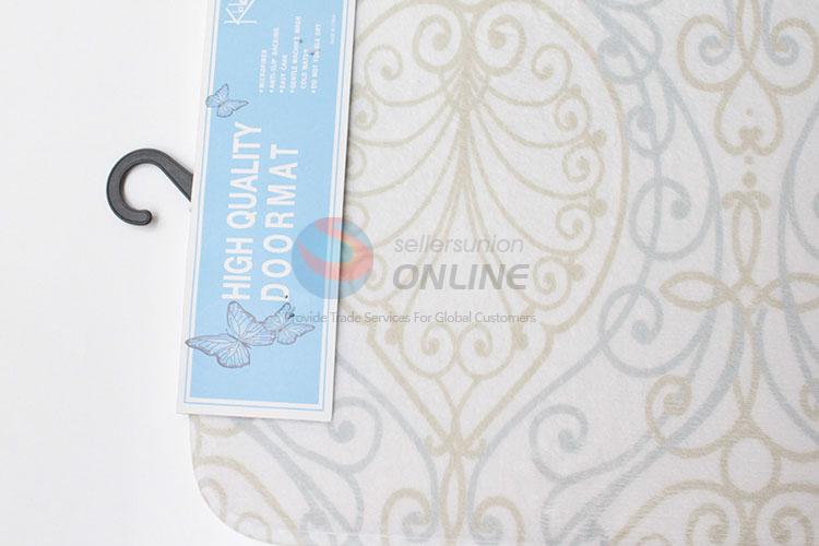 New Exquisite Pattern Flannel Door Mat Floor Mat