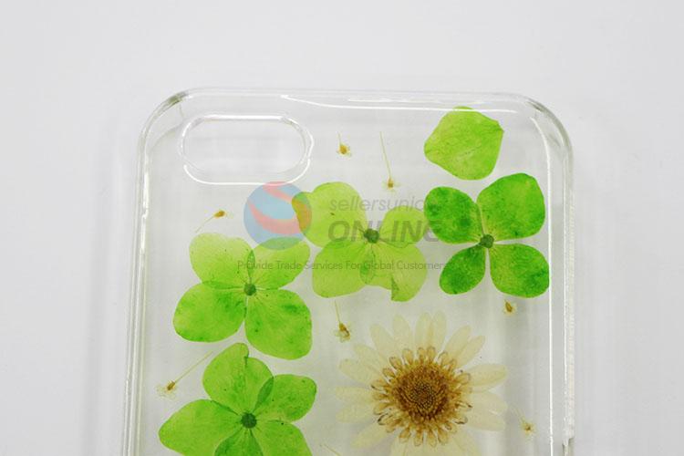 Creative Supplies Green Dried Plant Style TPU Mobile Phone Shell for iphone